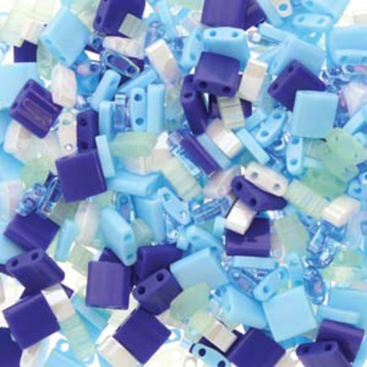 Miyuki Tila Bead Mix Grecian Waters 7 grams